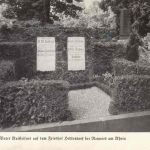 1938: Grabstätte Raiffeisens auf dem Heddesdorfer Friedhof.